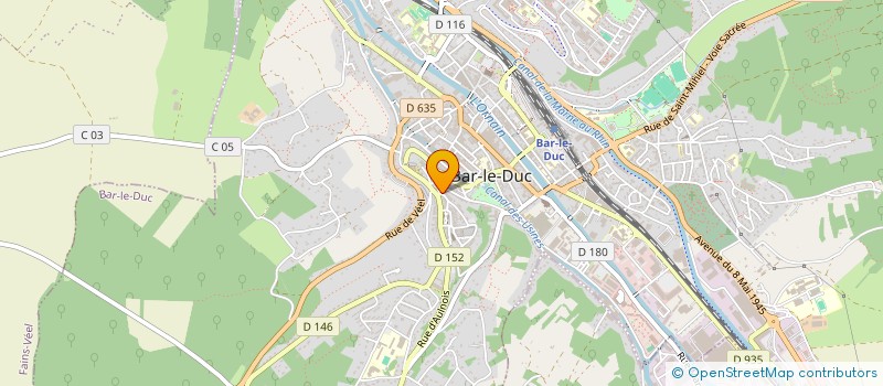 localisation de l'entreprise A4 PRODUCTION  BAR-LE-DUC