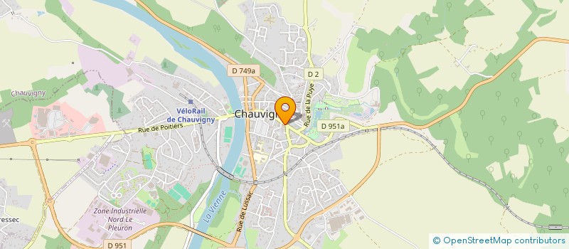 localisation de l'entreprise A4 RECTO-VERSO à CHAUVIGNY