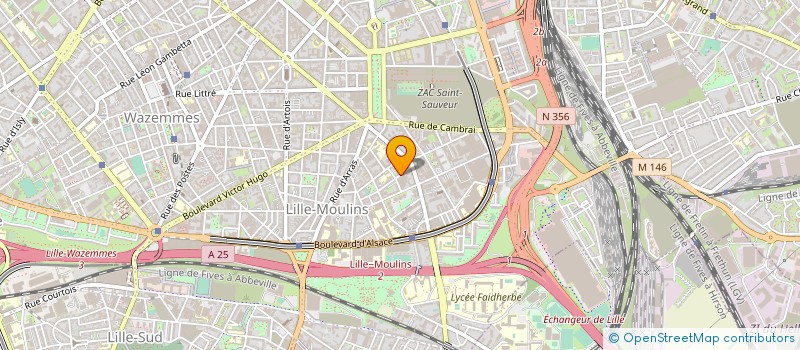 localisation de l'entreprise A4 SERVICES à LILLE