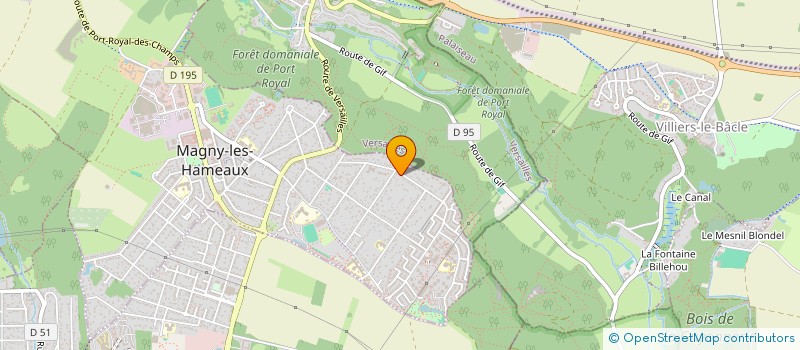 localisation de l'entreprise A4 THINA  MAGNY-LES-HAMEAUX