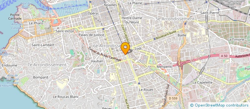 localisation de l'entreprise A4A WEB AGENCY à MARSEILLE