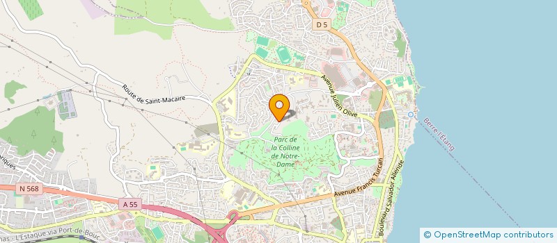 localisation de l'entreprise A4DANCE à MARTIGUES