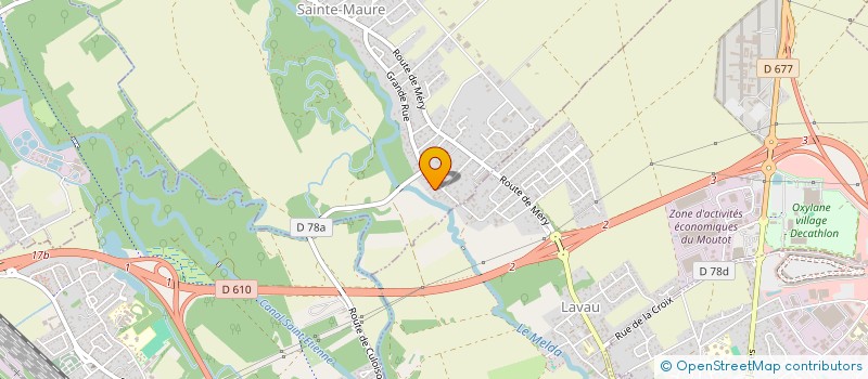 localisation de l'entreprise A4L  LAVAU