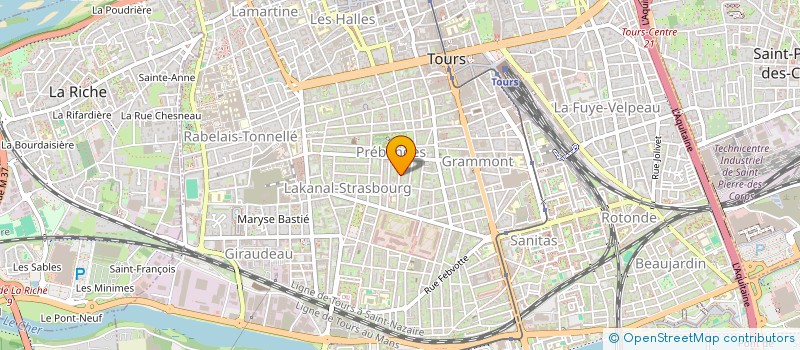 localisation de l'entreprise A4M  TOURS