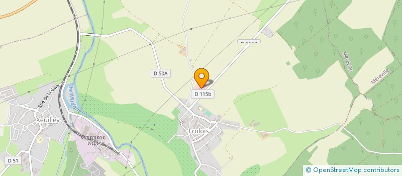 localisation de l'entreprise A4M METALLERIE à FROLOIS