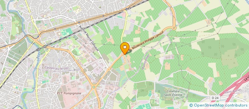 localisation de l'entreprise A4M SARL à CASTELNAU-LE-LEZ