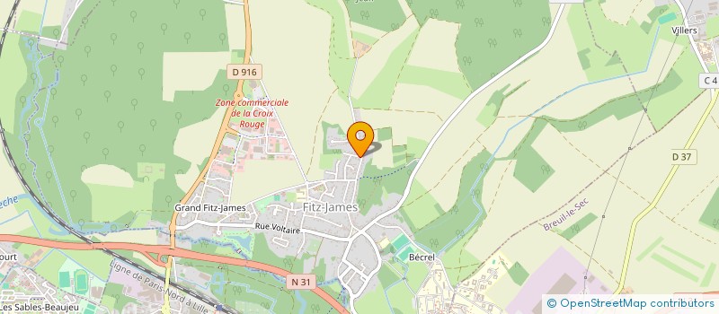 localisation de l'entreprise A4MI  FITZ-JAMES