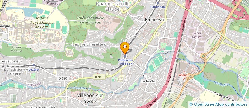 localisation de l'entreprise A5 à PALAISEAU
