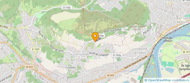 localisation de l'entreprise A5I  SCY-CHAZELLES