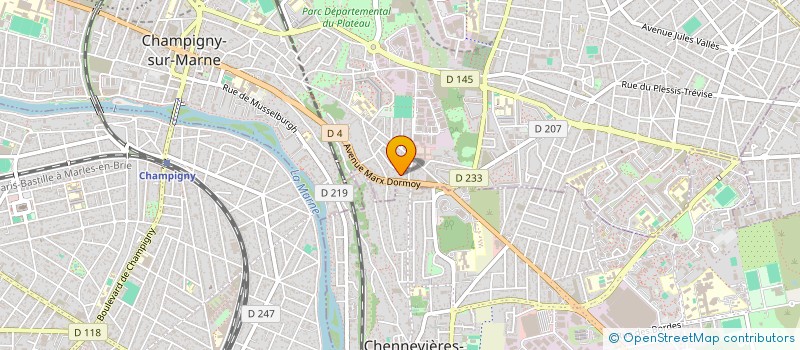 localisation de l'entreprise A5MT  CHAMPIGNY-SUR-MARNE