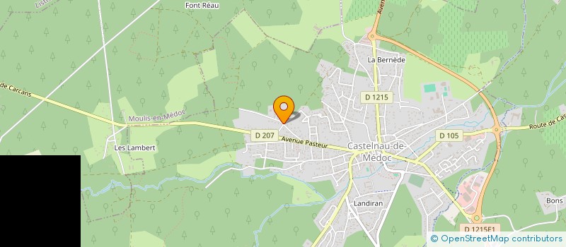 localisation de l'entreprise A6 MADAME  CASTELNAU-DE-MEDOC