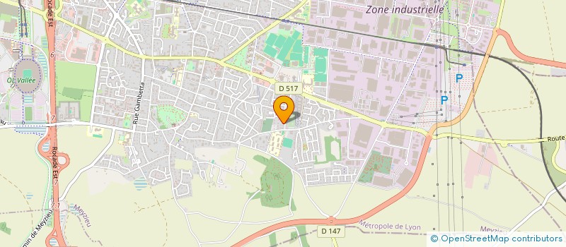 localisation de l'entreprise A6 TAXI à MEYZIEU