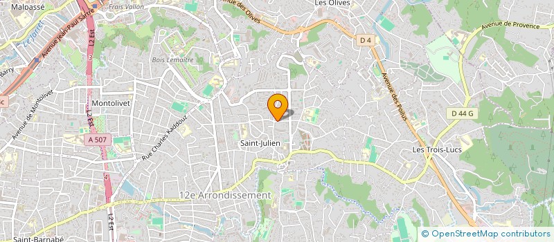 localisation de l'entreprise A60 DESIGN à MARSEILLE