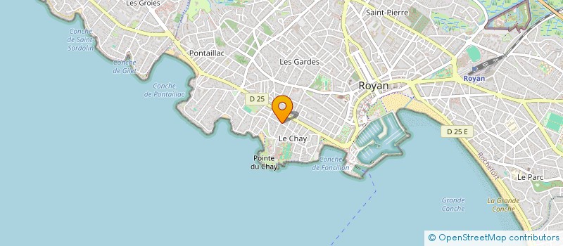 localisation de l'entreprise A6A  ROYAN