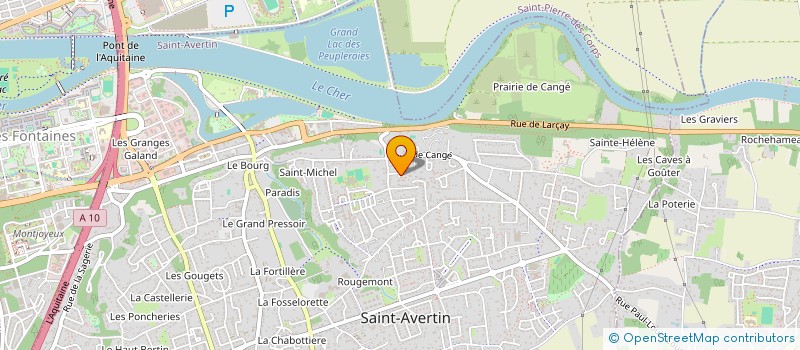 localisation de l'entreprise A6PRO@  SAINT-AVERTIN