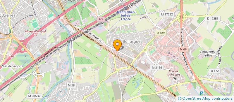 localisation de l'entreprise A6T SERVICES  SARL  LATTES