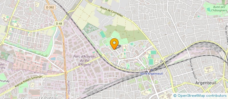 localisation de l'entreprise A6TEMPC à ARGENTEUIL