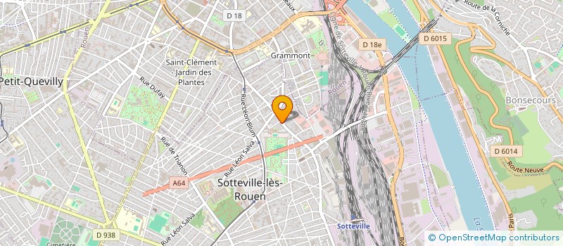 localisation de l'entreprise A7 COIFFURE à SOTTEVILLE-LES-ROUEN