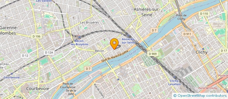 localisation de l'entreprise A7 GLOBAL à CLICHY