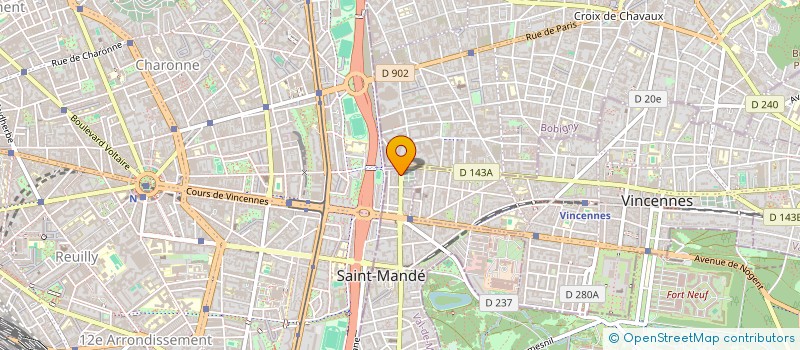 localisation de l'entreprise A7 INGENIERIE à SAINT-MANDE