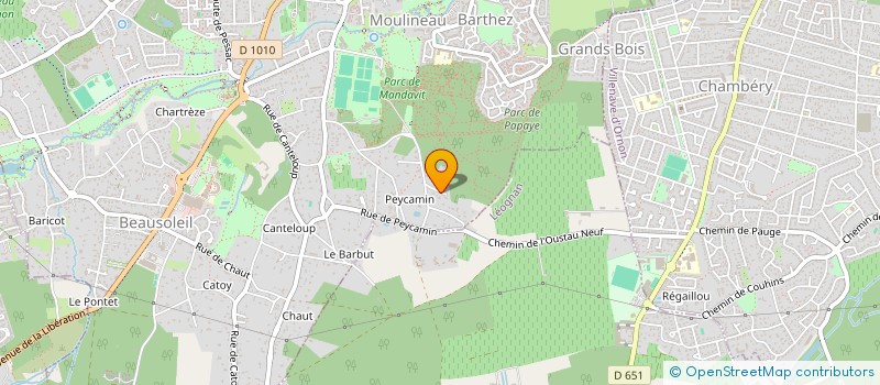 localisation de l'entreprise A7 INVEST  GRADIGNAN