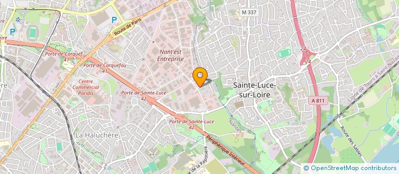 localisation de l'entreprise A7 MANAGEMENT  NANTES