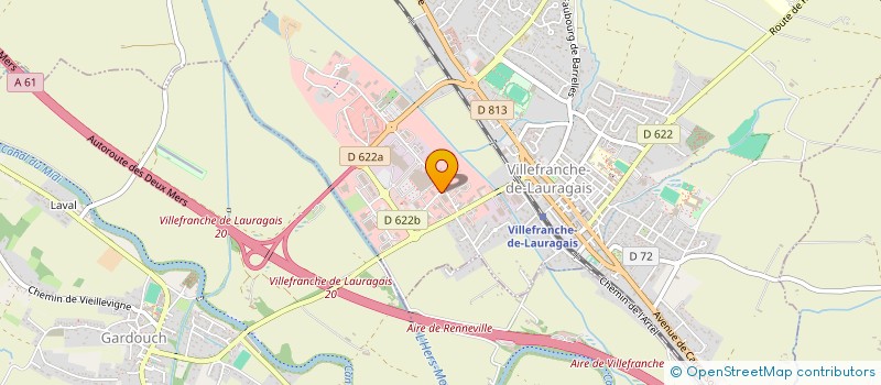 localisation de l'entreprise A7-PRO  VILLEFRANCHE-DE-LAURAGAIS