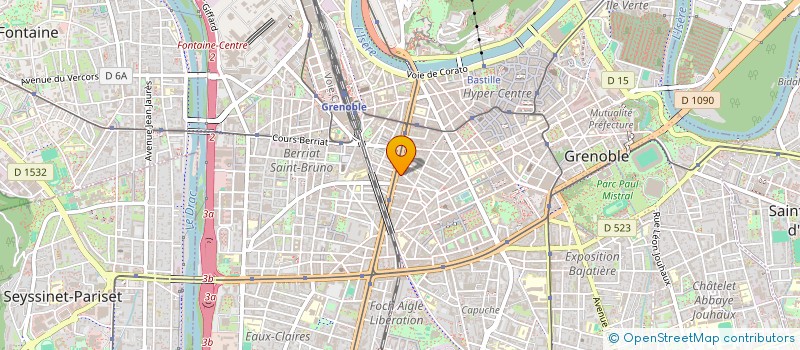 localisation de l'entreprise A76  GRENOBLE