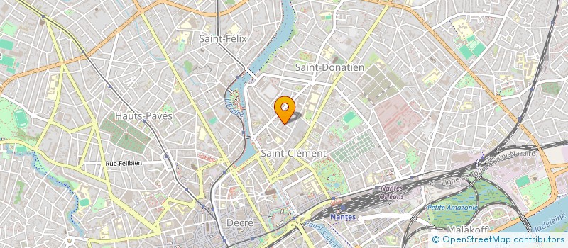 localisation de l'entreprise A7M CONSULTING à NANTES