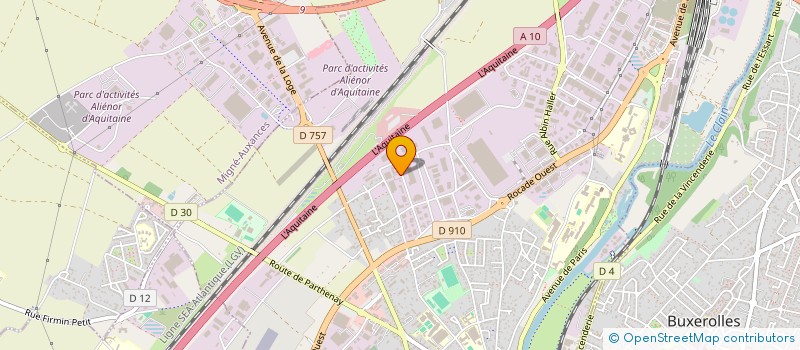 localisation de l'entreprise A81  POITIERS