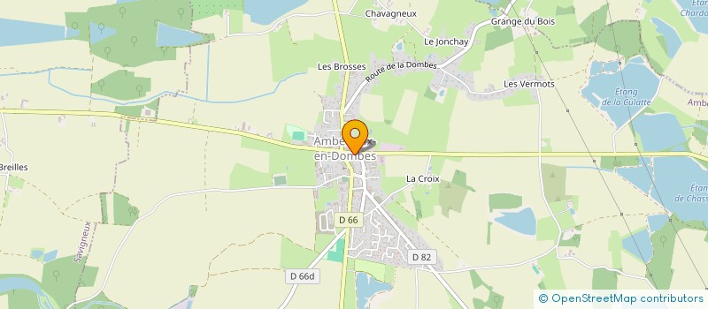 localisation de l'entreprise A85 COIFFURE  AMBERIEUX-EN-DOMBES