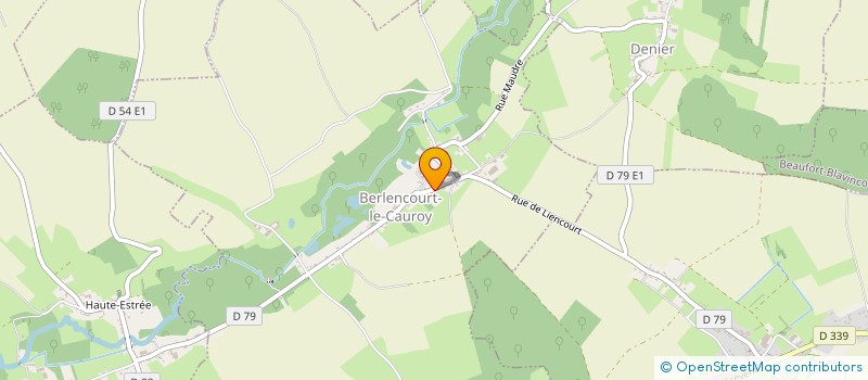 localisation de l'entreprise A9 AMENAGEMENTS & RENOVATIONS GENERALES  BERLENCOURT-LE-CAUROY