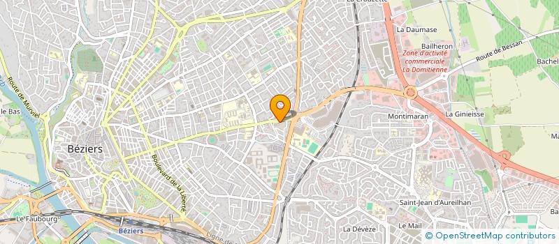 localisation de l'entreprise A9 CITY  BEZIERS