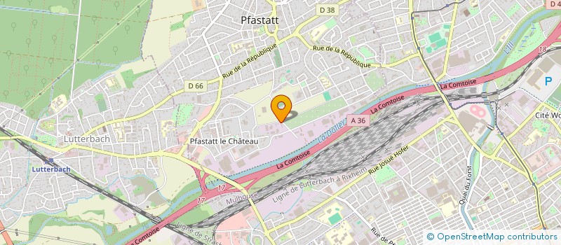 localisation de l'entreprise A9 CONCIERGERIE  MULHOUSE