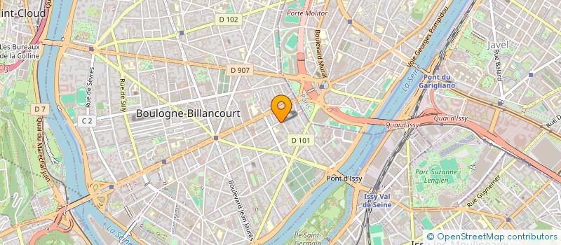 localisation de l'entreprise A9 CONSEILS à BOULOGNE-BILLANCOURT