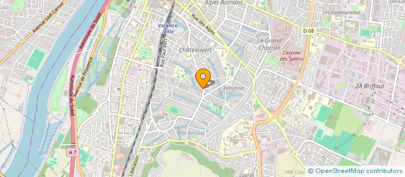 localisation de l'entreprise A9 MULTISERVICES à VALENCE