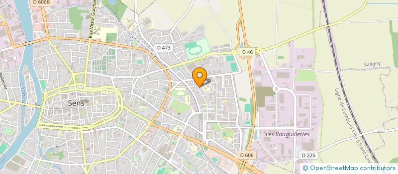 localisation de l'entreprise A9 RENOV à SENS