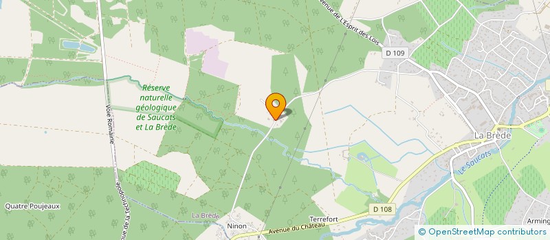 localisation de l'entreprise A9C IMMO  LA BREDE