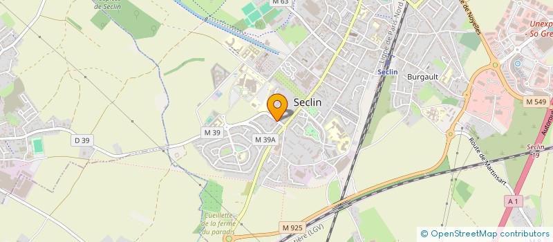 localisation de l'entreprise AA.  SECLIN