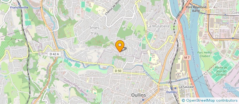 localisation de l'entreprise AA&A FONCIER - TRIPLE A FONCIER  SAINTE-FOY-LES-LYON