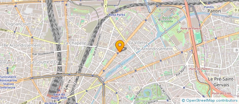 localisation de l'entreprise AA ACTIO DEVELOPPEMENT à PARIS