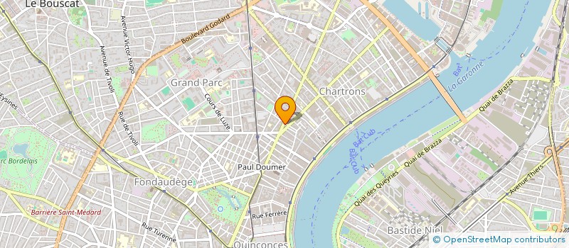 localisation de l'entreprise AA AGENCE PARTENAIRE à BORDEAUX