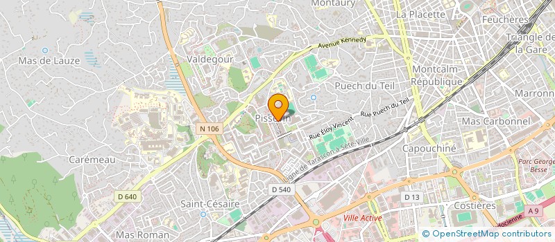 localisation de l'entreprise AA ARCADE à NIMES