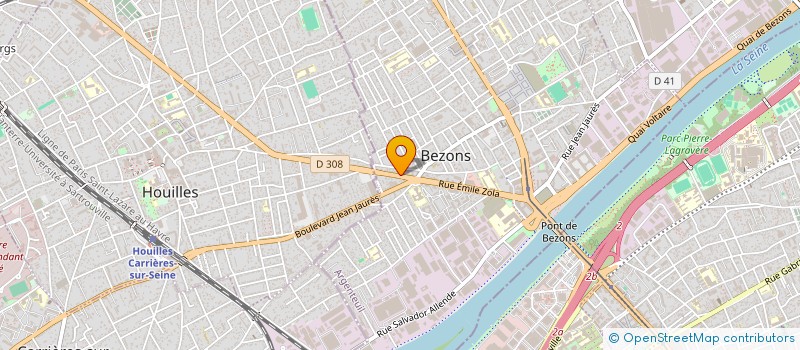 localisation de l'entreprise AA BARBER à BEZONS