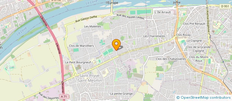 localisation de l'entreprise AA BAT à SAINT-PRYVE-SAINT-MESMIN