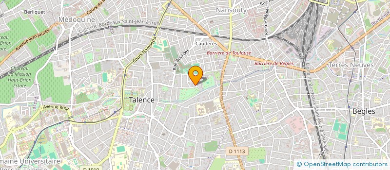 localisation de l'entreprise AA BERLINES  TALENCE