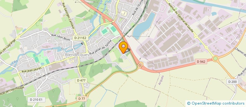 localisation de l'entreprise AA BUSINESS SERVICES  BLENDECQUES