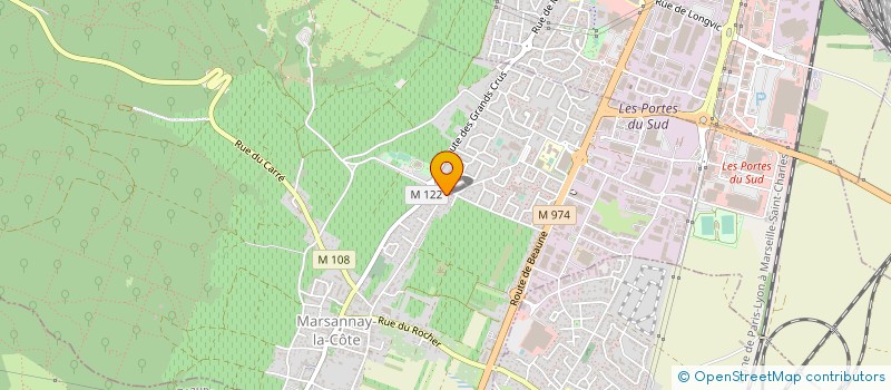 localisation de l'entreprise AA CHAUFFAGE à MARSANNAY-LA-COTE