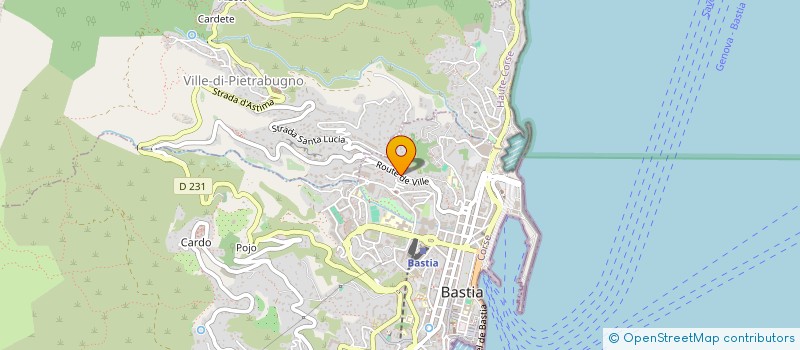 localisation de l'entreprise AA CONSULT à BASTIA