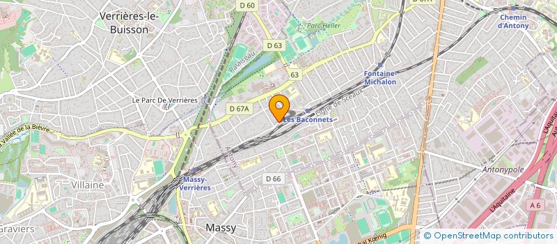 localisation de l'entreprise AA CONSULTING à ANTONY